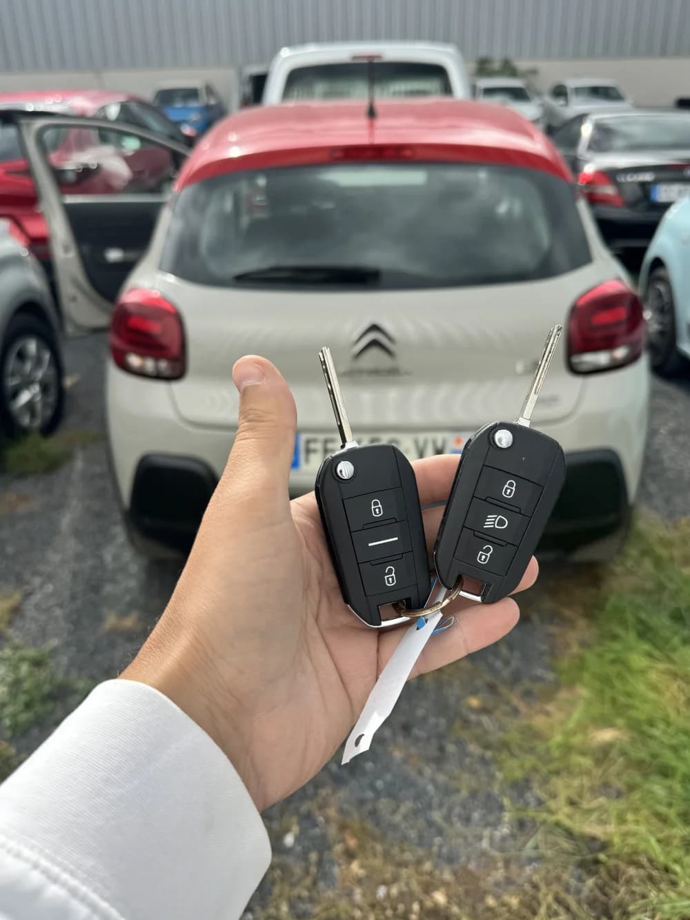 Ajout clé Citroën C3 avec transpondeur 4A